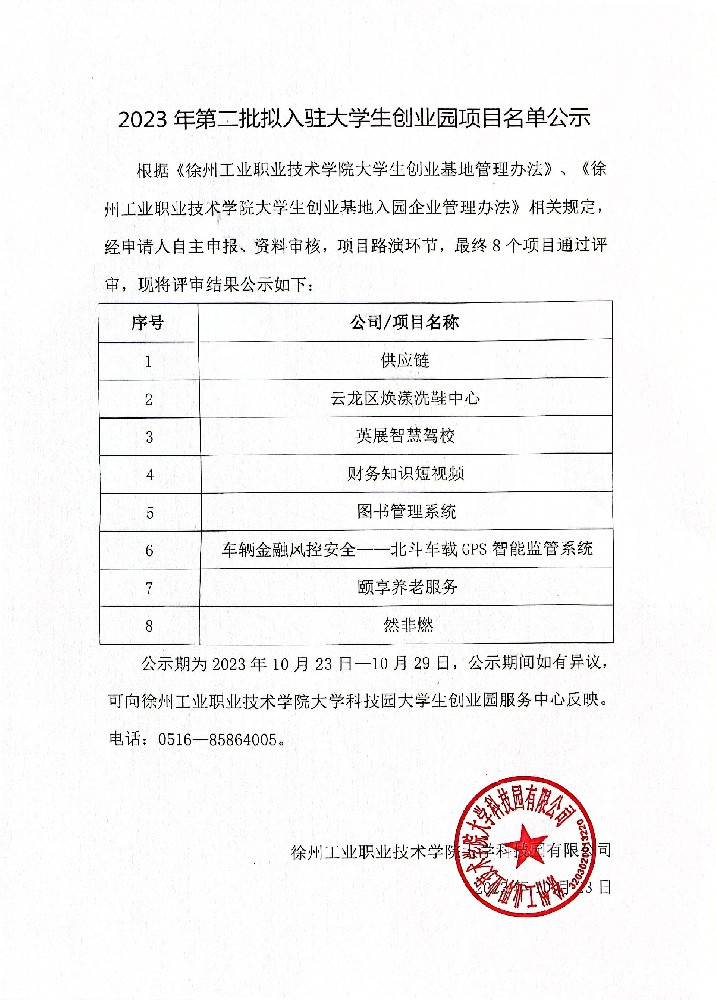 2023年第二批擬入駐大學(xué)生創(chuàng)業(yè)園項(xiàng)目名單公示.jpg